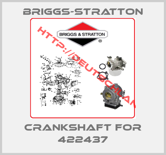 Briggs-Stratton-crankshaft for 422437