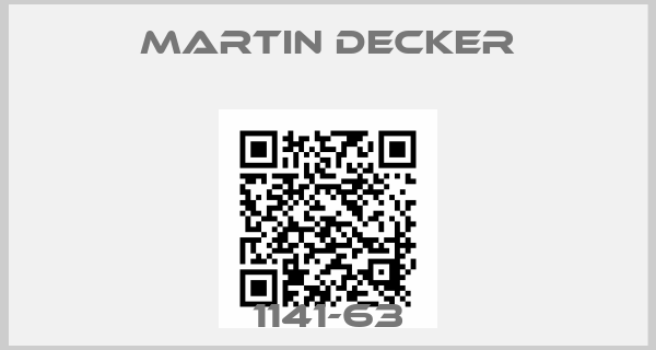 MARTIN DECKER-1141-63