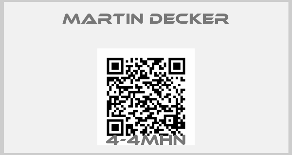 MARTIN DECKER-4-4MHN