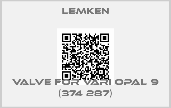 Lemken-Valve for Vari Opal 9 (374 287)