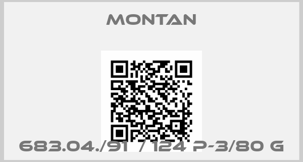Montan-683.04./91  / 124 P-3/80 G