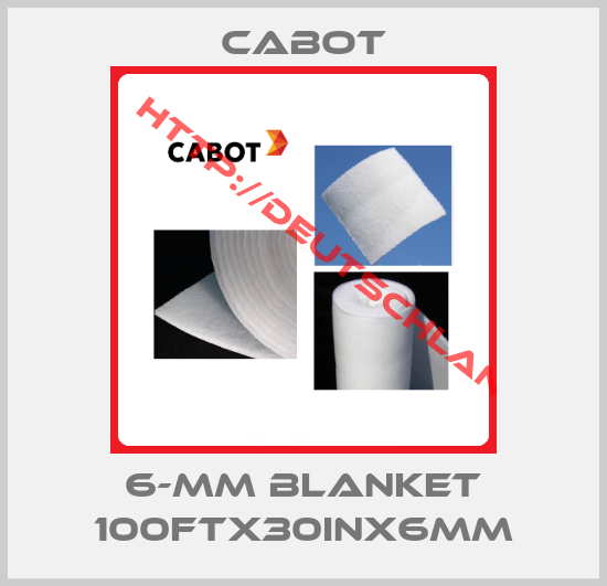 Cabot-6-mm Blanket 100ftx30inx6mm