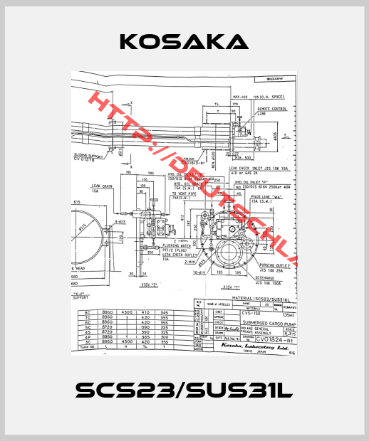 KOSAKA-SCS23/SUS31L
