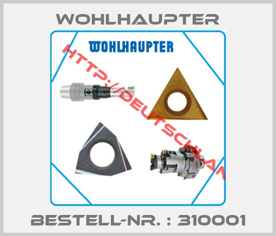 Wohlhaupter-Bestell-Nr. : 310001