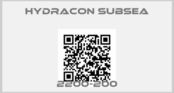 Hydracon Subsea-2200-200