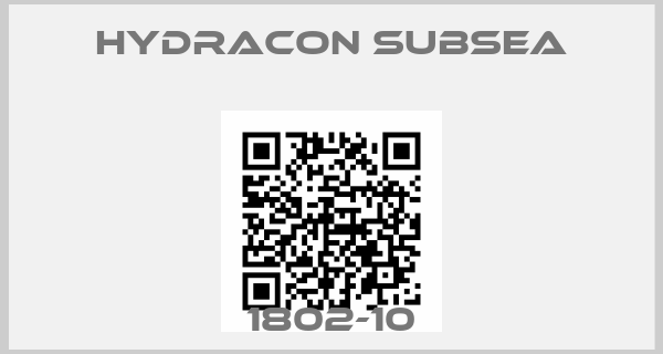 Hydracon Subsea-1802-10
