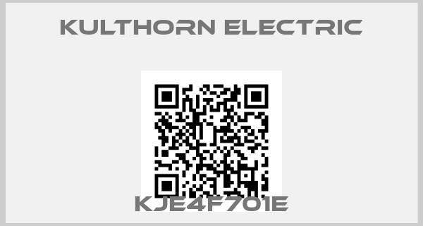 Kulthorn Electric-KJE4F701E