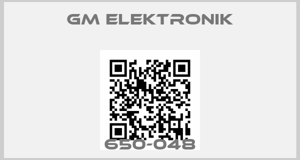 GM ELEKTRONIK-650-048