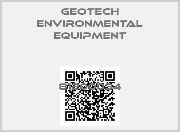 Geotech Environmental Equipment-81200034