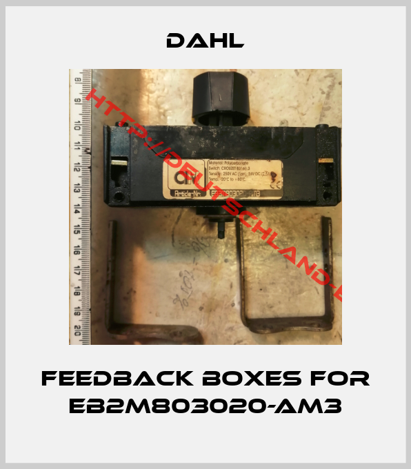 DAHL-feedback boxes for EB2M803020-AM3