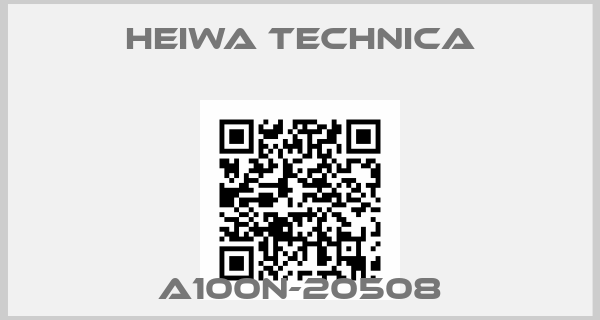 HEIWA TECHNICA-A100N-20508