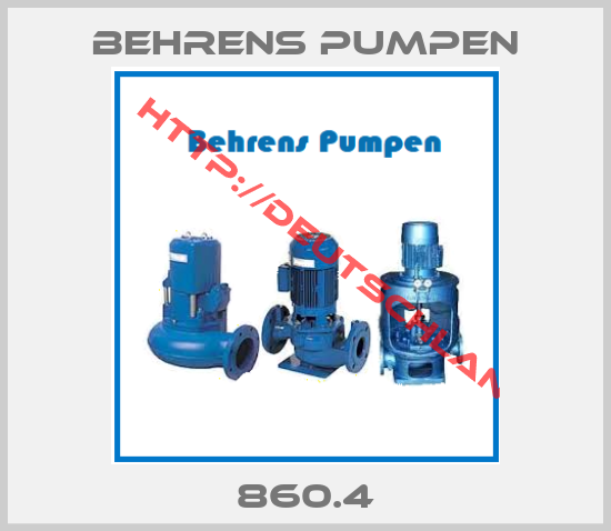 Behrens Pumpen-860.4