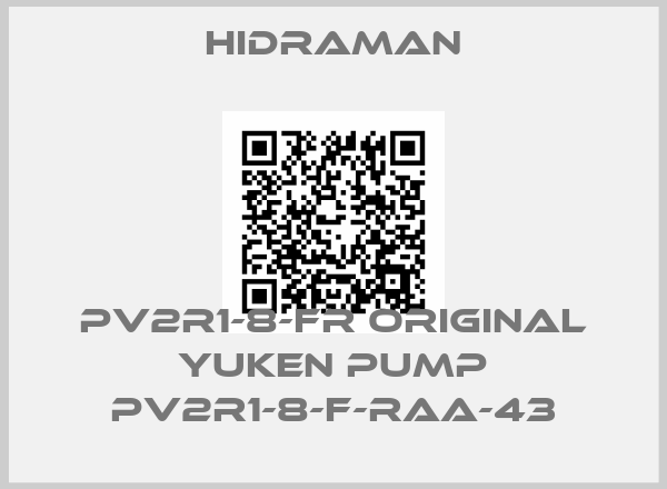 Hidraman-PV2R1-8-FR original Yuken pump PV2R1-8-F-RAA-43