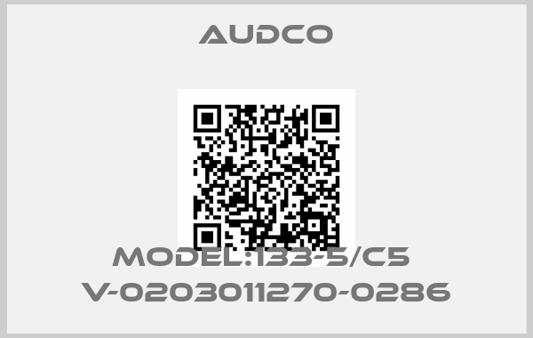 Audco-Model:133-5/C5  V-0203011270-0286