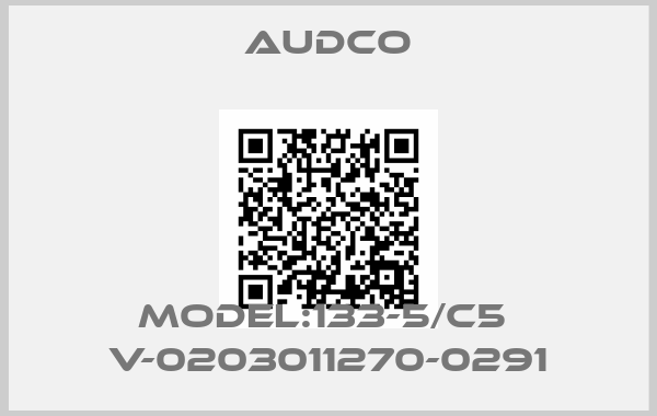 Audco-Model:133-5/C5  V-0203011270-0291