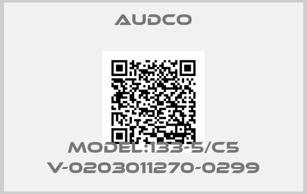 Audco-Model:133-5/C5 V-0203011270-0299