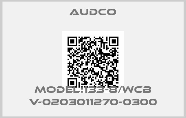Audco-Model:133-8/WCB V-0203011270-0300