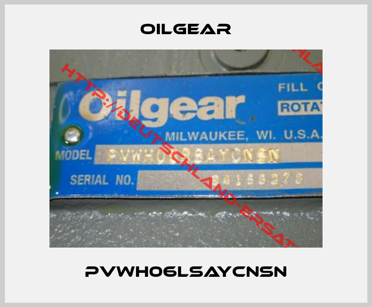 Oilgear-PVWH06LSAYCNSN