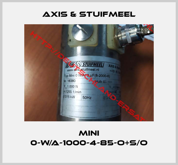 AXIS & Stuifmeel-Mini 0-W/A-1000-4-85-O+S/O