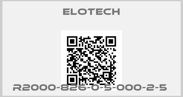 Elotech-R2000-826-0-5-000-2-5 
