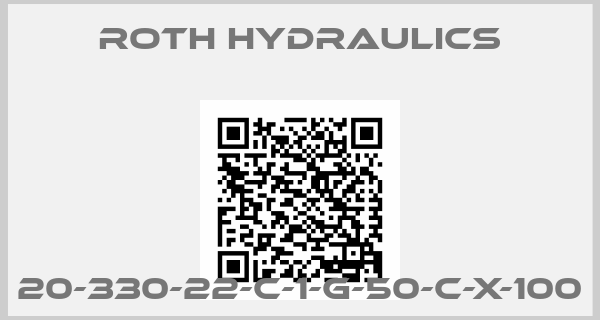 Roth Hydraulics-20-330-22-C-1-G-50-C-X-100