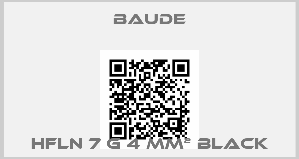 baude-HFLN 7 G 4 mm² black