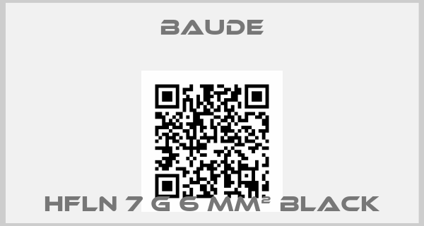 baude-HFLN 7 G 6 mm² black