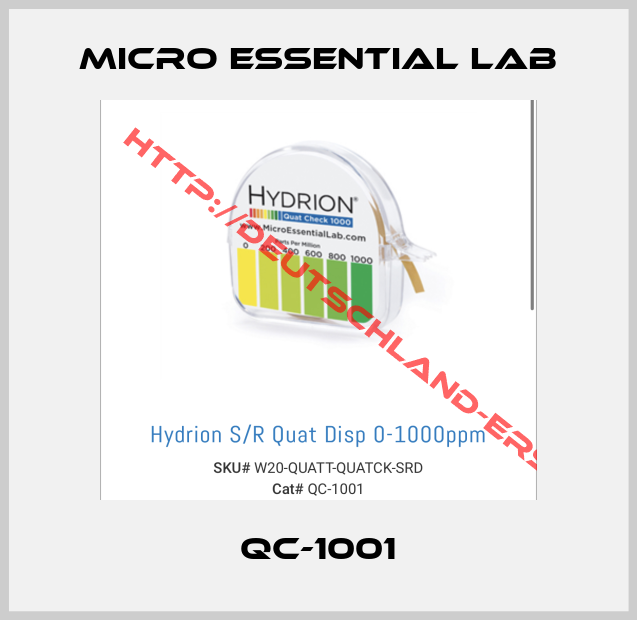 Micro Essential Lab-QC-1001