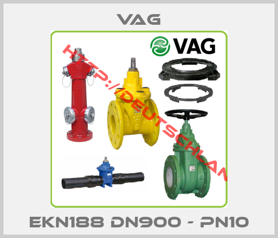 VAG-EKN188 DN900 - PN10