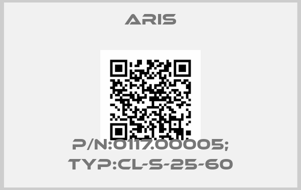 Aris-P/N:0117.00005; Typ:CL-S-25-60