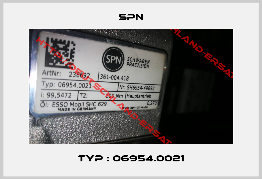 Spn-Typ : 06954.0021