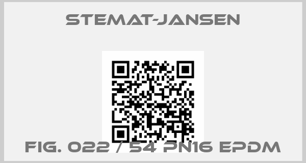 Stemat-Jansen-Fig. 022 / 54 PN16 EPDM
