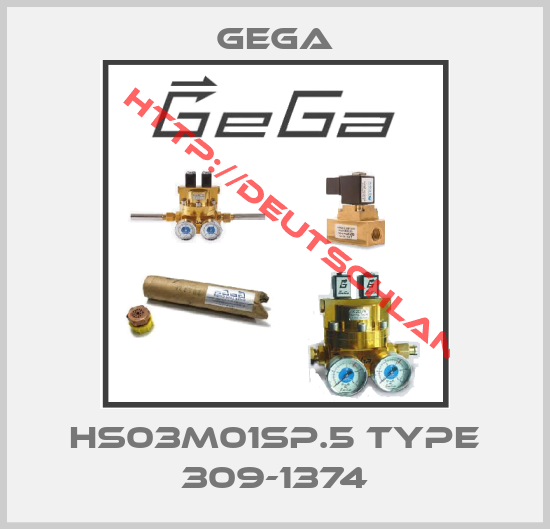 GEGA-HS03M01SP.5 type 309-1374