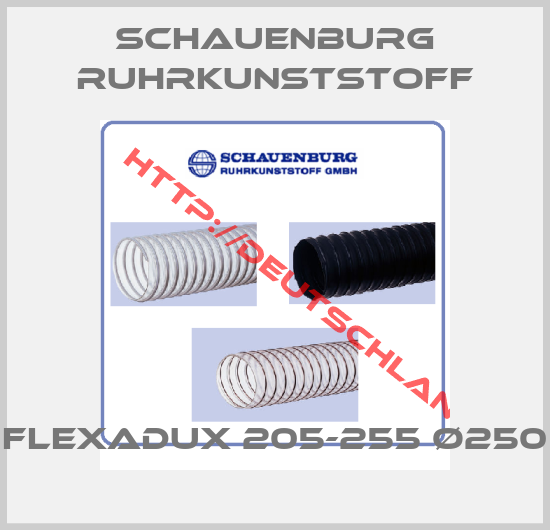 SCHAUENBURG RUHRKUNSTSTOFF-FLEXADUX 205-255 Ø250
