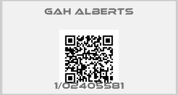 Gah Alberts-1/02405581