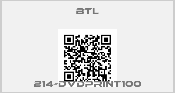 BTL-214-DVDPRINT100