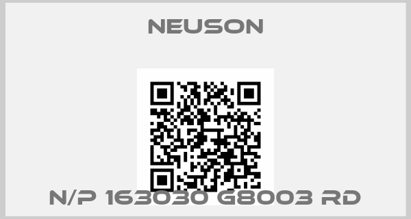 Neuson-N/P 163030 G8003 RD