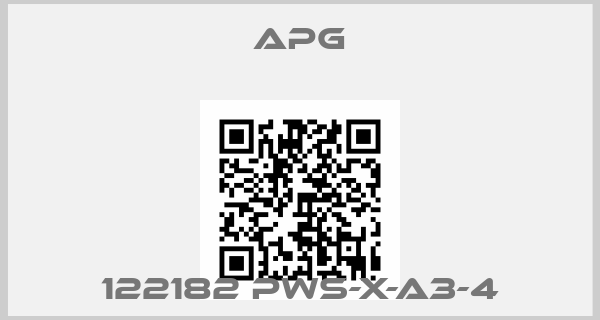 APG-122182 PWS-X-A3-4