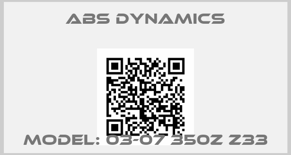 ABS Dynamics-Model: 03-07 350Z Z33