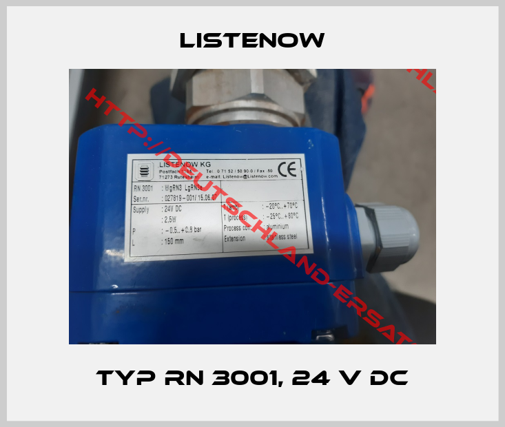 LISTENOW-Typ RN 3001, 24 V DC