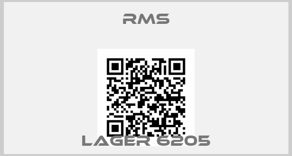 RMS-lager 6205