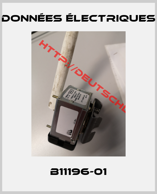 Données électriques-B11196-01