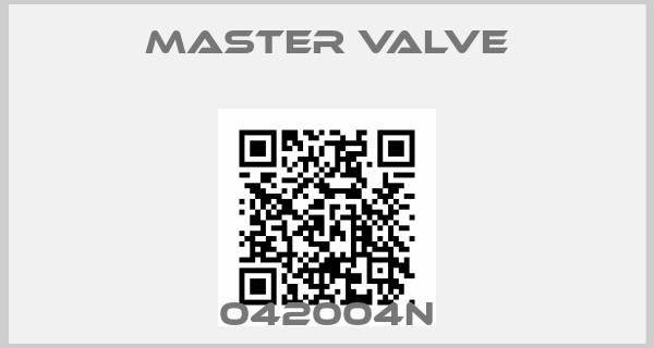 Master Valve-042004N