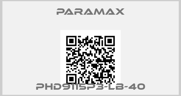 Paramax-PHD9115P3-LB-40