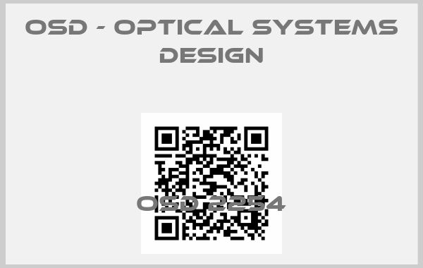 OSD - OPTICAL SYSTEMS DESIGN-OSD 2254