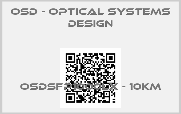 OSD - OPTICAL SYSTEMS DESIGN-OSDSFP1000Lx - 10km