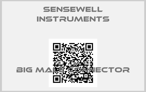 Sensewell Instruments-BIG MALE CONNECTOR