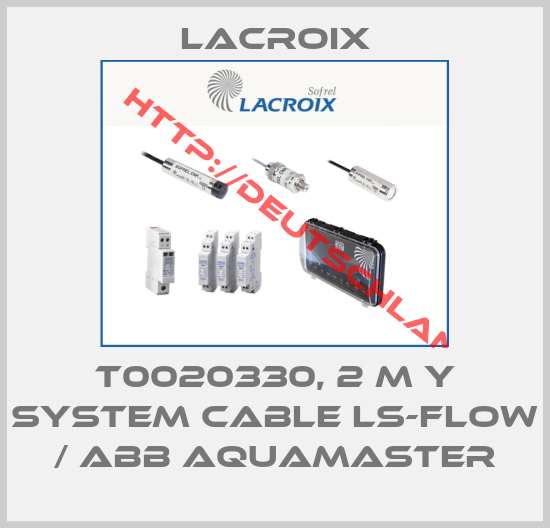 Lacroix-T0020330, 2 m Y system cable LS-Flow / ABB AquaMaster