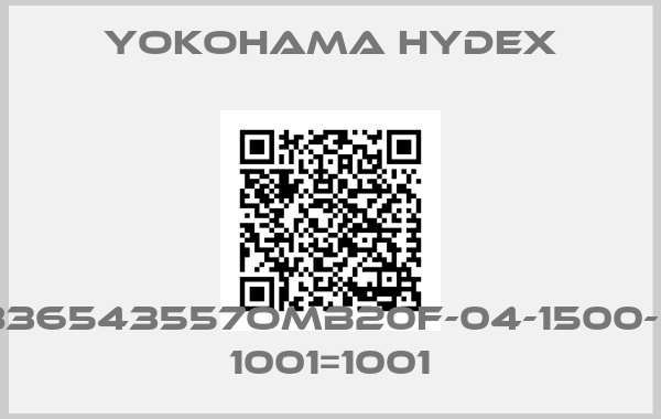 YOKOHAMA HYDEX-E836543557OMB20F-04-1500-1W 1001=1001