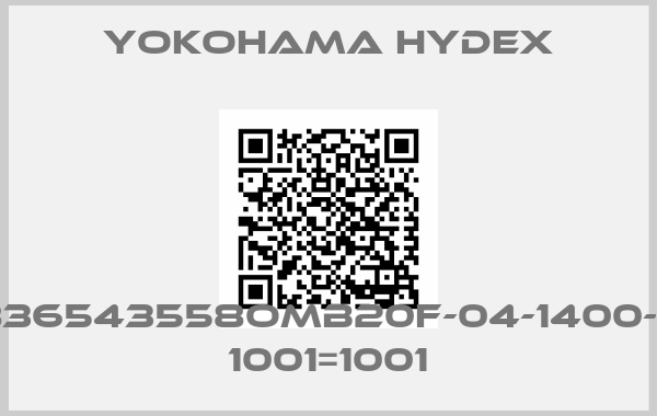 YOKOHAMA HYDEX-E836543558OMB20F-04-1400-1W 1001=1001